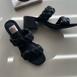DV by Dolce Vita block heel braided strap sandals. NWOT